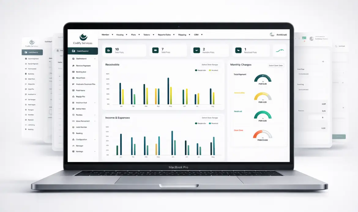 DashBoard real estate lead management software
