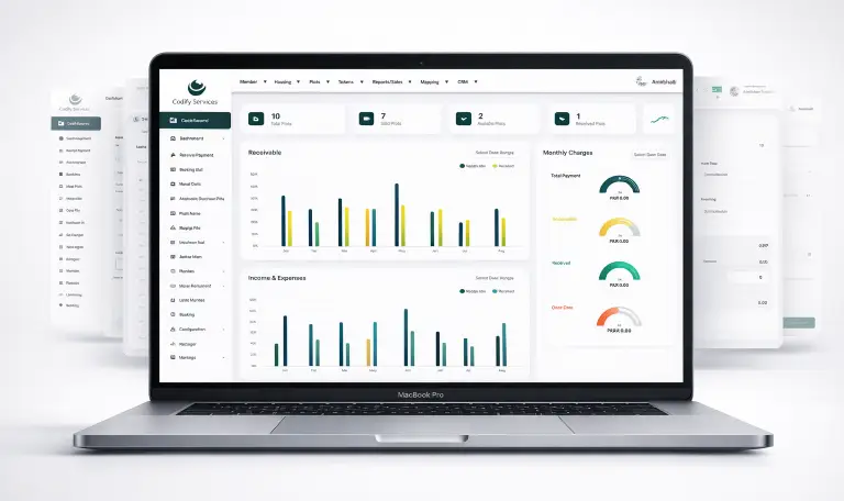 DashBoard real estate lead management software